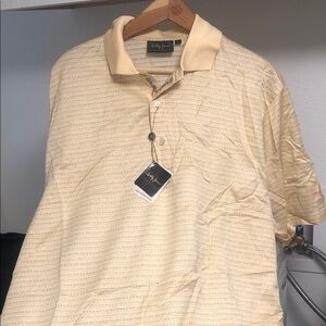 Bobby Jones Men's great condition large golf shirt Bob Hope classic vintage